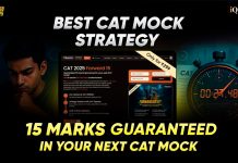 Best CAT Mock Strategy – 15 Marks Guaranteed in Your Next CAT Mock in Just Rs 299!