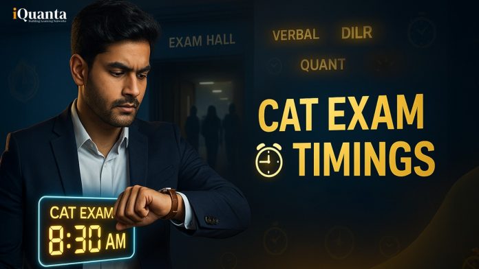 CAT Exam Timings