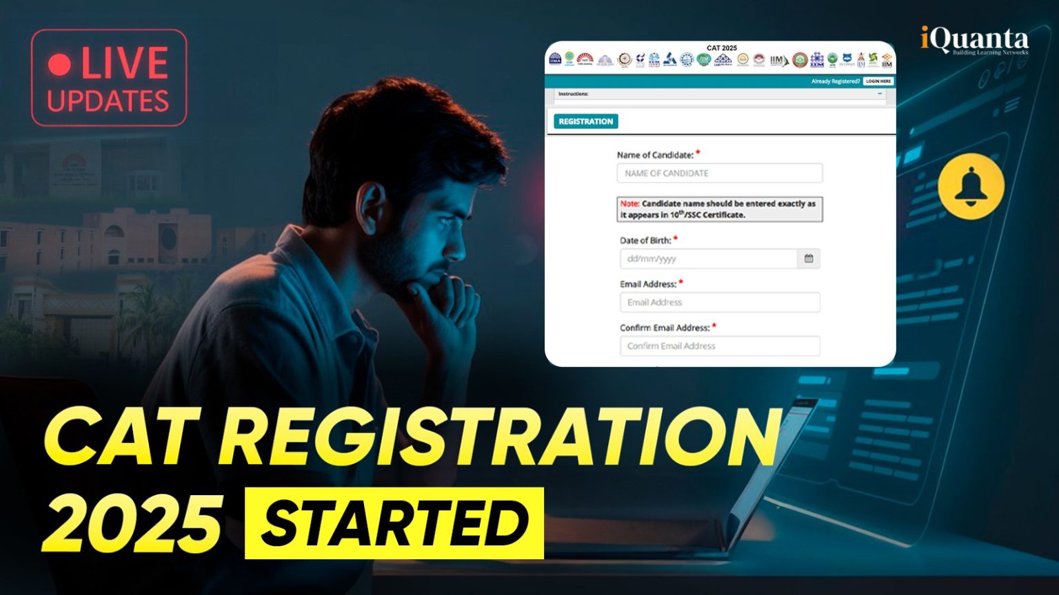 CAT Registration 2025 Started - Register Online at iimcat.ac.in, Know ...