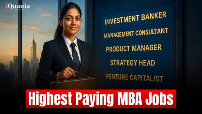 Highest Paying MBA Jobs