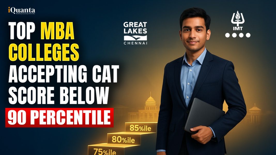 Top MBA Colleges Accepting CAT Score Below 90 Percentile - iQuanta