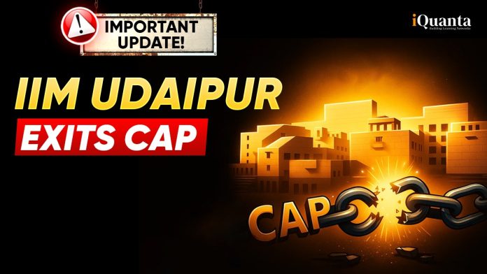 IIM Udaipur Exits CAP for MBA Admisson