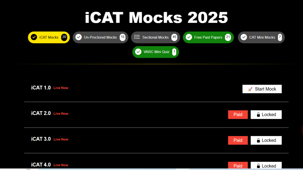 best CAT Mock Test Series