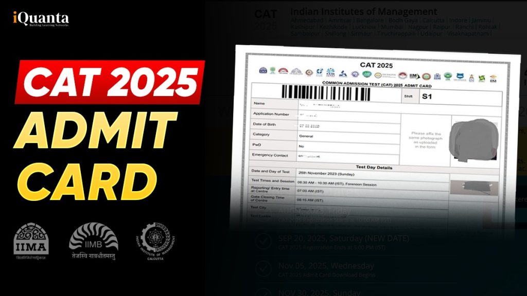 CAT Admit Card 2025 at iimcat.ac.in, Login Portal Live - Complete ...