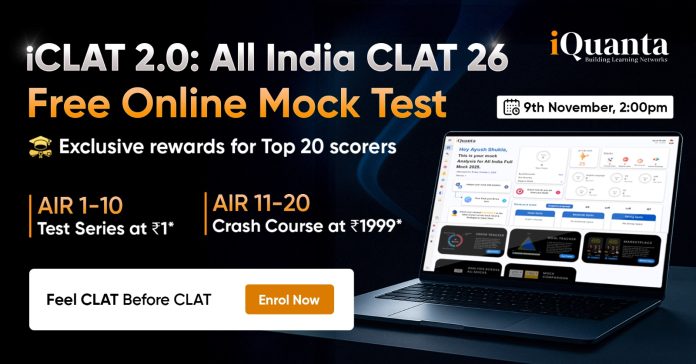 All India Open Mock for CLAT 2026 All India Open Mock for CLAT 2026