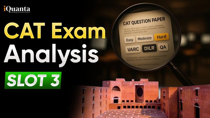 CAT Slot 3 Exam Analysis