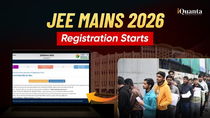 JEE Main Registration 2026 JEE Main Registration 2026