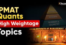 IPMAT Exam: IPMAT Quants High Weightage Topics IPMAT Exam: IPMAT Quants High Weightage Topics (Expected)