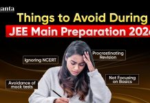 Things to Avoid During JEE Main Preparation 2026 JEE Main Preparation