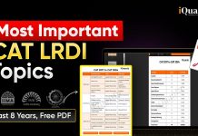 Most Important CAT LRDI Topics: Download Free PDF Most Important CAT LRDI Topics: Download PDF