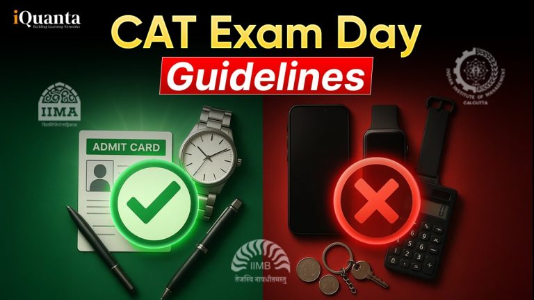 CAT 2025 Exam Day Guidelines For 2.95 Lakh Registered Candidates - iQuanta