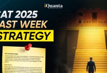 CAT 2025 Last Week Strategy CAT 2025 Last Week Strategy