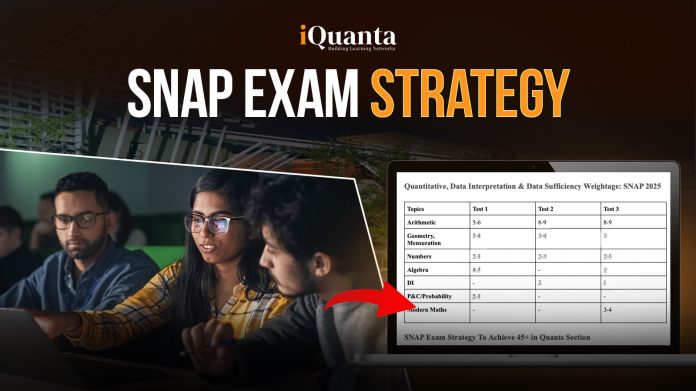 SNAP Exam Strategy