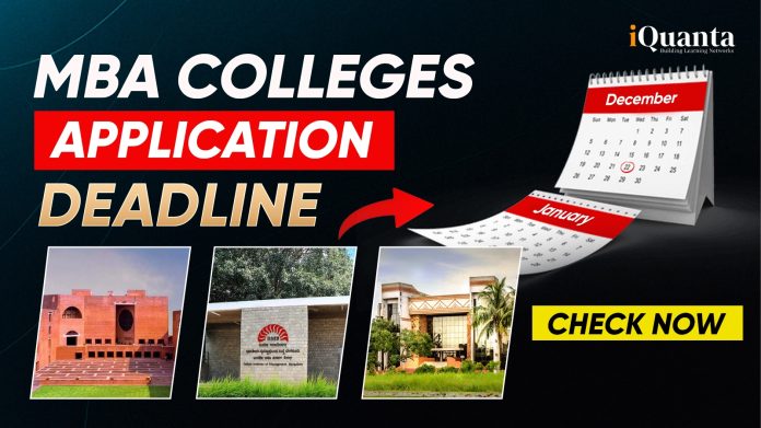 MBA Colleges Application Deadline