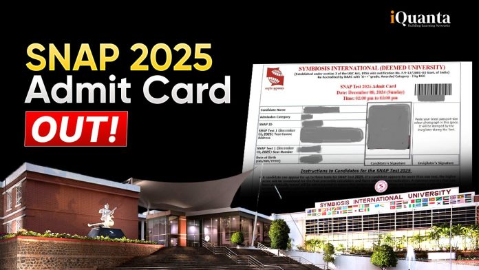 SNAP 2025 Admit Card Out
