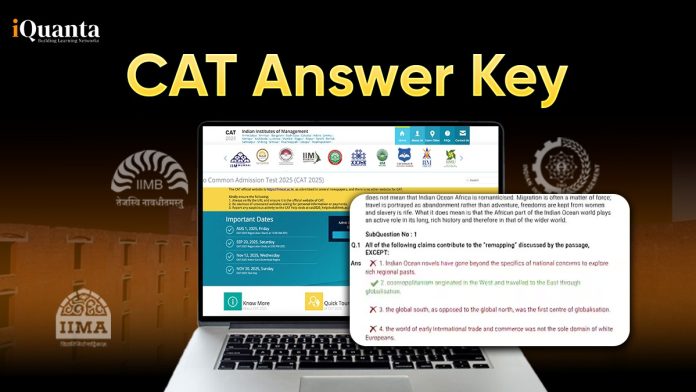 CAT Answer Key