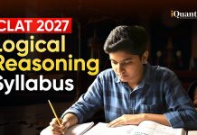 CLAT 2027 Logical Reasoning Syllabus, Preparation Tips: Complete Guide to the Analytical Reasoning Section CLAT 2027 Logical Reasoning Syllabus