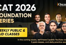 𝐂𝐀𝐓 𝟐𝟎𝟐𝟔 𝐅𝐨𝐮𝐧𝐝𝐚𝐭𝐢𝐨𝐧 𝐒𝐞𝐫𝐢𝐞𝐬 𝐟𝐨𝐫 𝐍𝐞𝐰 𝐂𝐀𝐓 𝐀𝐬𝐩𝐢𝐫𝐚𝐧𝐭𝐬 𝐛𝐲 𝐢𝐐𝐮𝐚𝐧𝐭𝐚 CAT 2026 Foundation Series