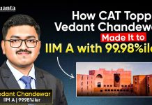 How CAT Topper Vedant Chandewar Made It to IIM Ahmedabad with 99.98%ile? CAT Topper