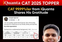 How Vinayak Agarwal Scored 99.99%ile in CAT – CAT 2025 Topper Strategy CAT Topper -Vinayak Agarwal