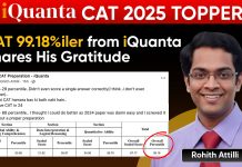 From 88%ile to 99.18%ile – Cover CAT 2025 Topper Journey of an iQuanta Student CAT Topper