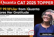 CAT 2025 Topper Aishiki Sen Scored 99.18%ile – Cover CAT Topper Journey of an iQuanta Student CAT Topper - Aishiki Sen