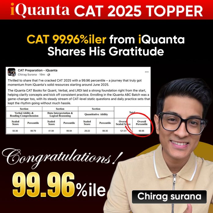 CAT Topper -Chirag Surana CAT Topper -Chirag Surana