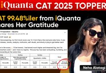 From 12 Marks in Mocks to Becoming a CAT Topper (99.48%ile) – How iQuanta Helped in Transforming Her Journey from Low Scores to Being a Topper CAT Topper