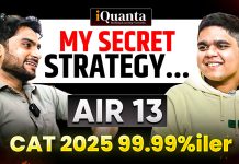 From 66 Percentile in Mock to CAT 2025 Topper AIR 13: How Vinayak Agarwal Scored 99.99%ile With iQuanta; Interview by iQuanta Founder and CEO CAT Topper