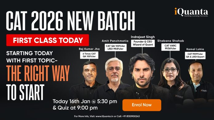 CAT 2026 New Batch Starts