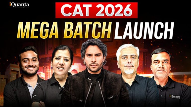 Best CAT 2026 Course - iQuanta's Mega Batch Launch Starting From ...