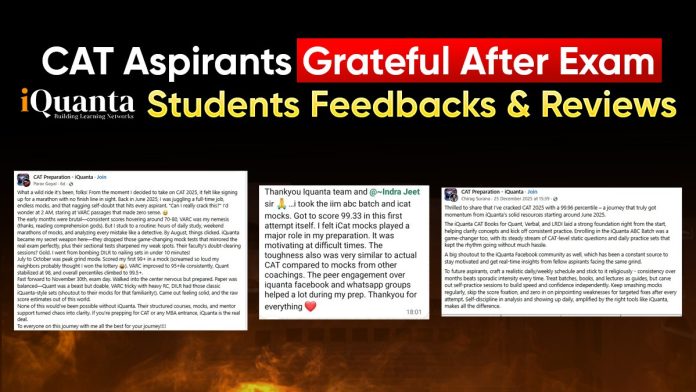 iQuanta Student Reviews and Feedbacks