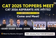 iQuanta CAT 2025 Toppers’ Meet – All CAT 2025 Toppers and CAT 2026 Aspirants Are Invited CAT 2025 Toppers Meet