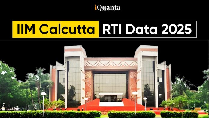 IIM Calcutta RTI Data IIM Calcutta RTI Data