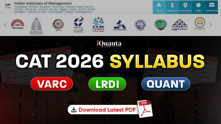 CAT 2026 Syllabus - Check With the High-Weightage Topics Across ...