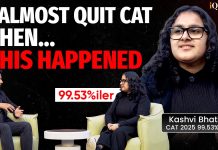CAT Topper, From Almost Quitting the CAT Exam to Scoring 99.53%ile. How iQuanta Resources & Faculties Motivated Her? CAT Topper