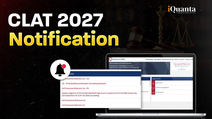 CLAT 2027 Notification CLAT 2027 Notification