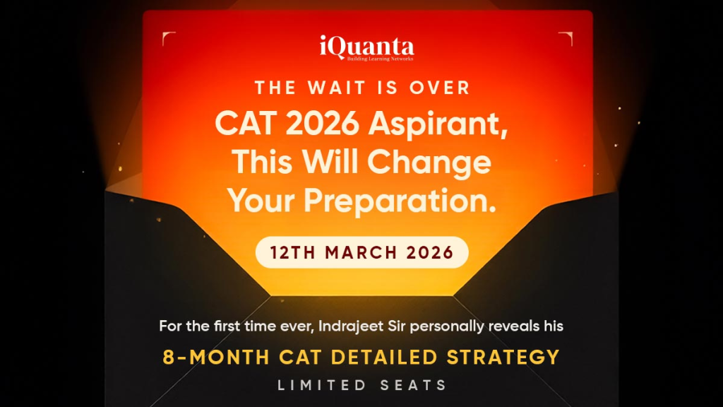 iQuanta's CAT 2026 New Batch Starting with a Detailed Strategy of CAT ...