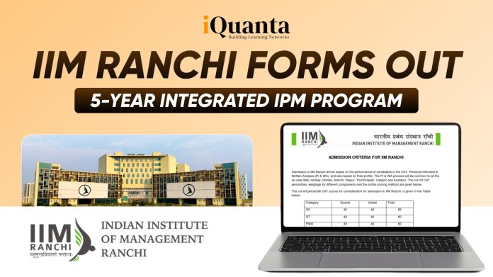 IIM Ranchi 2026 Application Form