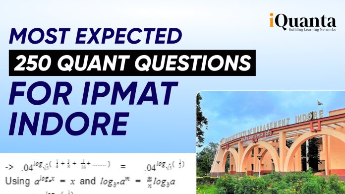 IPMAT Indore Quant Questions