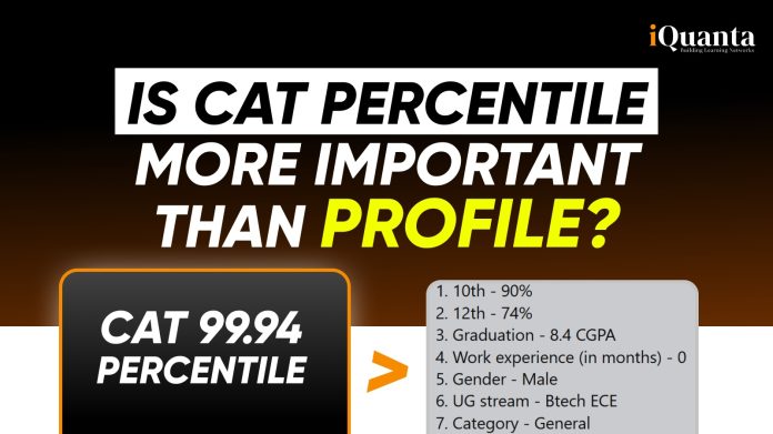 Is CAT Percentile More Important than Profile?