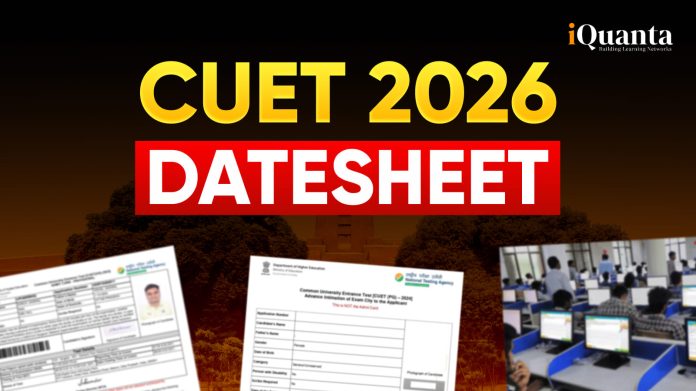 CUET UG Datesheet 2026