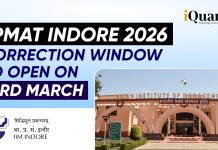 IPMAT Indore 2026 Correction Window To be Open on 23 March 2026 IPMAT Indore 2026