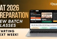 CAT Preparation 2026: New Batch Classes Starting Next Week CAT Preparation