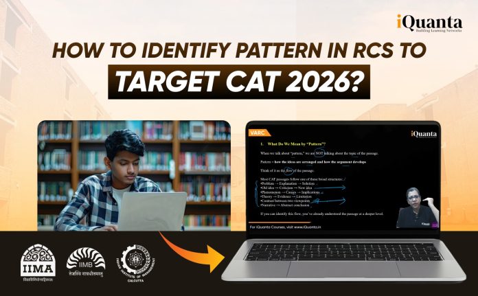 How to identify pattern in RCs to target CAT 2026