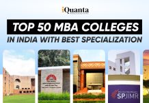 Top 50 MBA Colleges in India with their Best Specialization Top 50 MBA Colleges in India