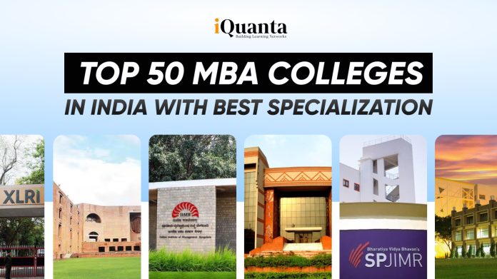 Top 50 MBA Colleges in India