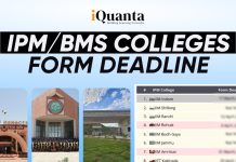 IPM/BMS Colleges Form Deadlines IPM/BMS Colleges form deadline