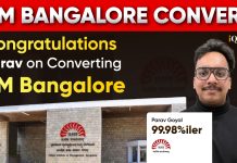 iQuanta’s Student Parav Goyal Has Successfully Converted IIM Bangalore 99.98%iler CAT Topper