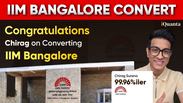 CAT Topper - Chirag Surana